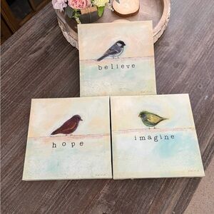 Expressions Bird Canvas Art Set